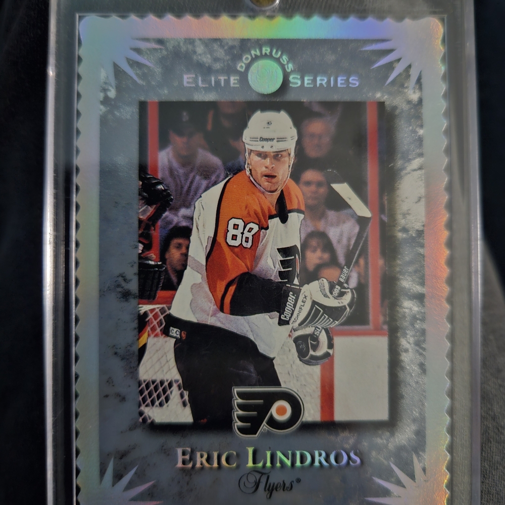 Eric Lindros Donruss Elite Series Hockey Card